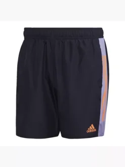 Adidas Short Length Colorblock 3-Streifen Badeshorts