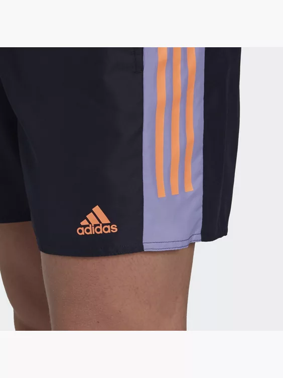 Adidas Short Length Colorblock 3-Streifen Badeshorts 2 Adidas Short Length Colorblock 3-Streifen Badeshorts – Bild 2