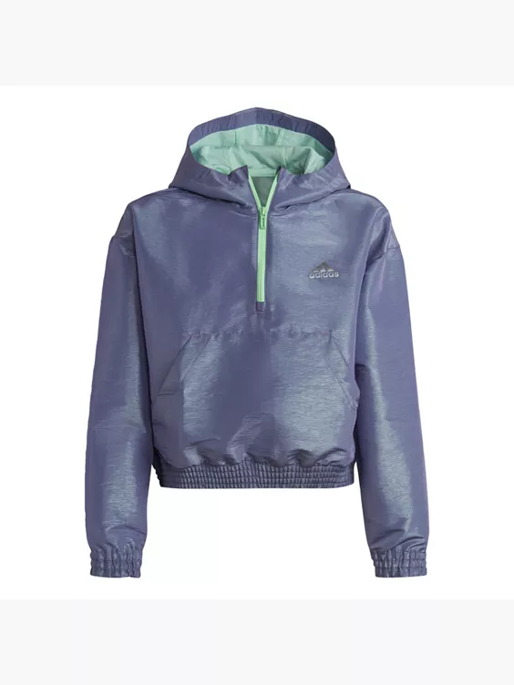 Adidas Dance Loose Fit Woven Half-Zip Hooded Trainingsjacke 1 Adidas Dance Loose Fit Woven Half-Zip Hooded Trainingsjacke