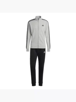 Adidas Basic 3-Streifen French Terry Trainingsanzug